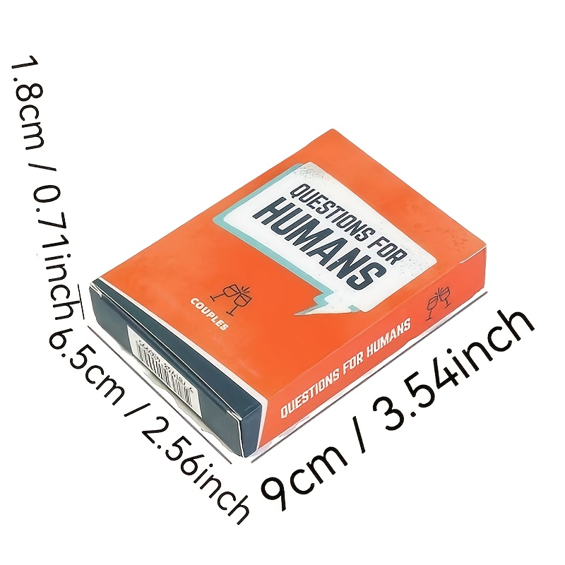 Questions for Humans Couples Cards - Trust & Intimacy Building Game for Relationship Building, Conversation Starter Cards for Couples, Fun Date Nights & Relationship Activities, Interactive Card Game | Durable Card Stock, Card Games for Couples