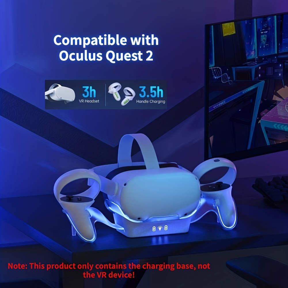 Compatible Avec Station De Charge Rapide Pour Casque Oculus Quest