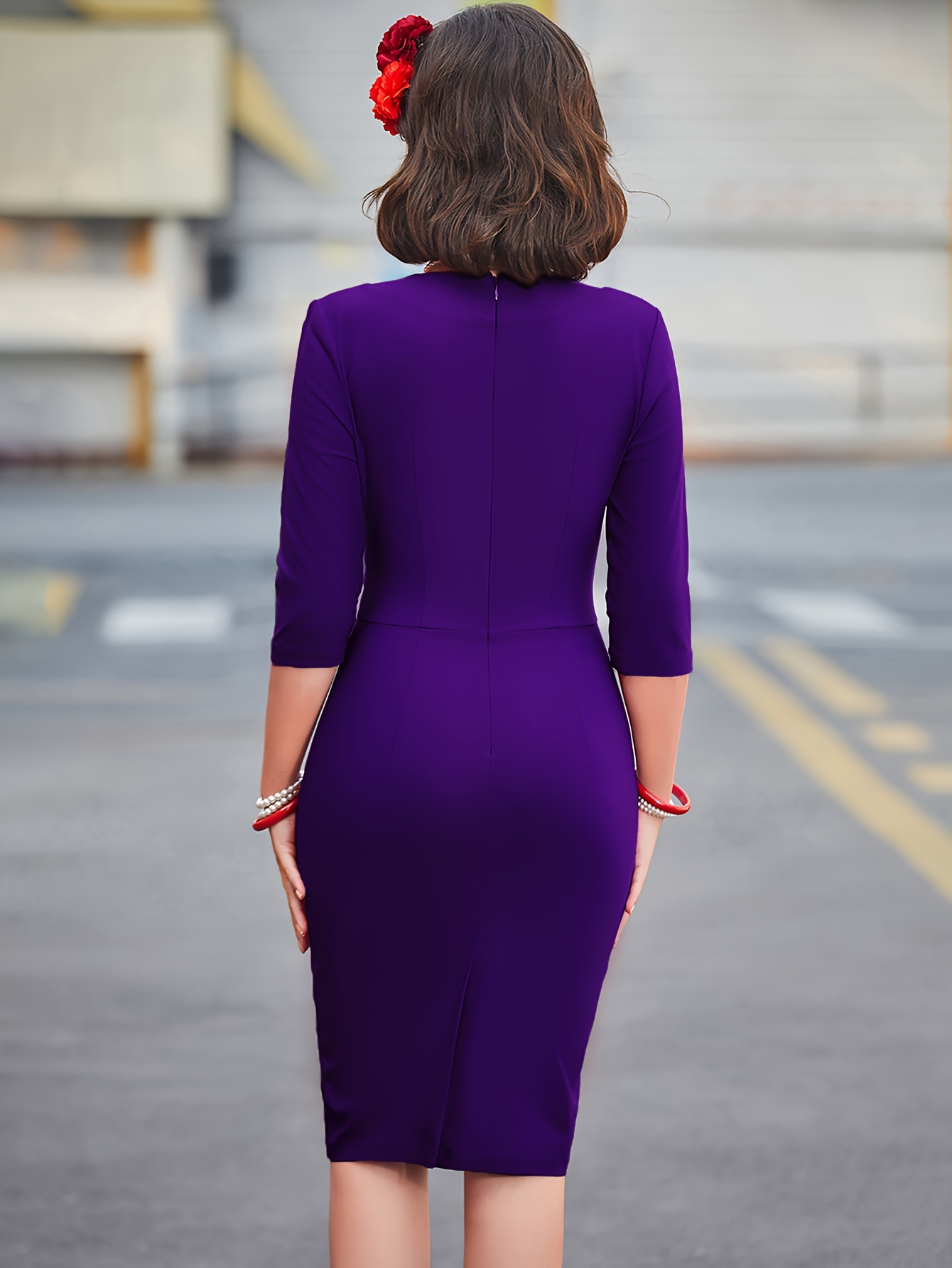 elegant irregular lapel style two piece fitted 3 - Temu Bahrain