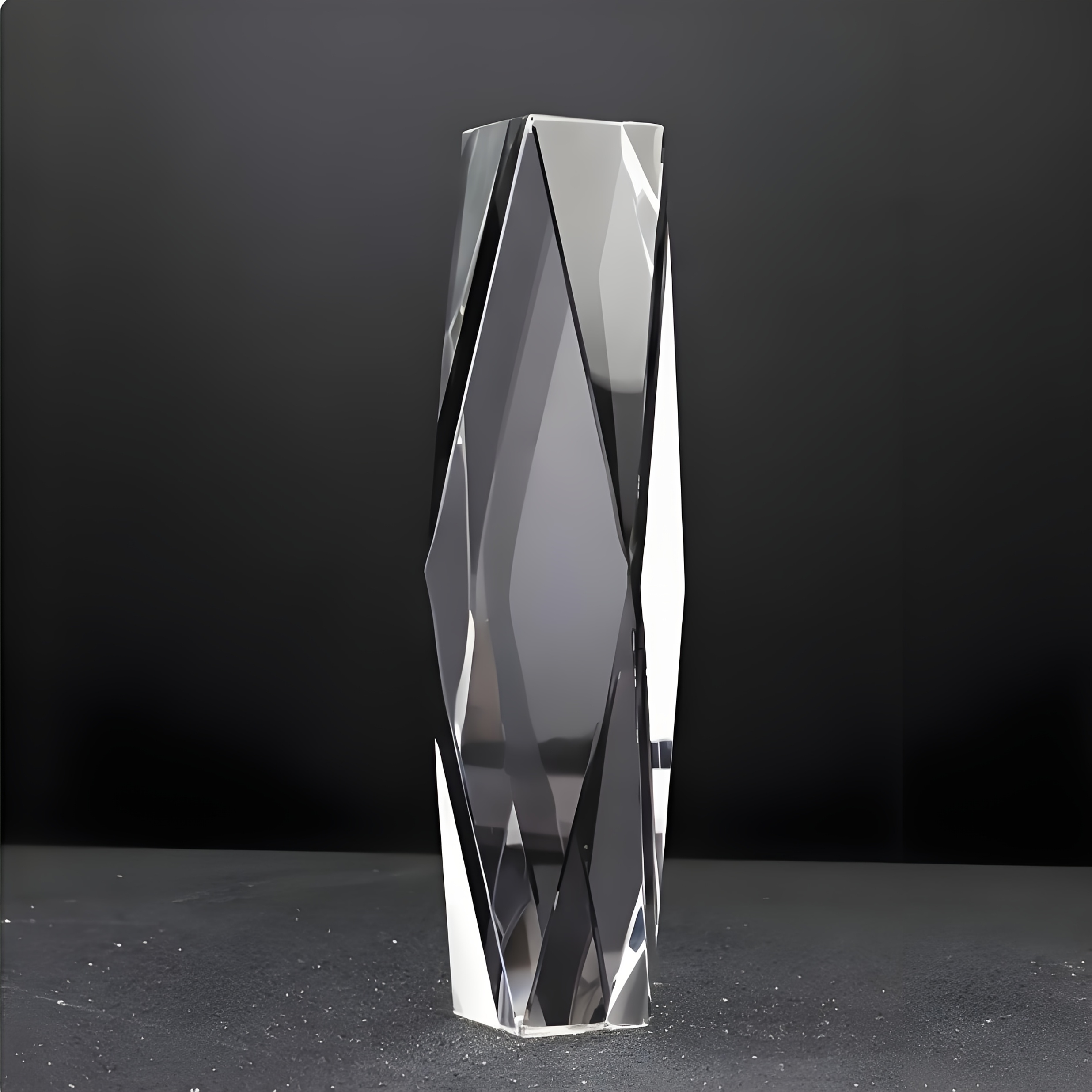 E-shop Kristall-Trophäe - Elegantes Sechseckiges Design, Klare Faszierte Seiten, Moderne Mannschaftsmeisterschaft Auszeichnung für