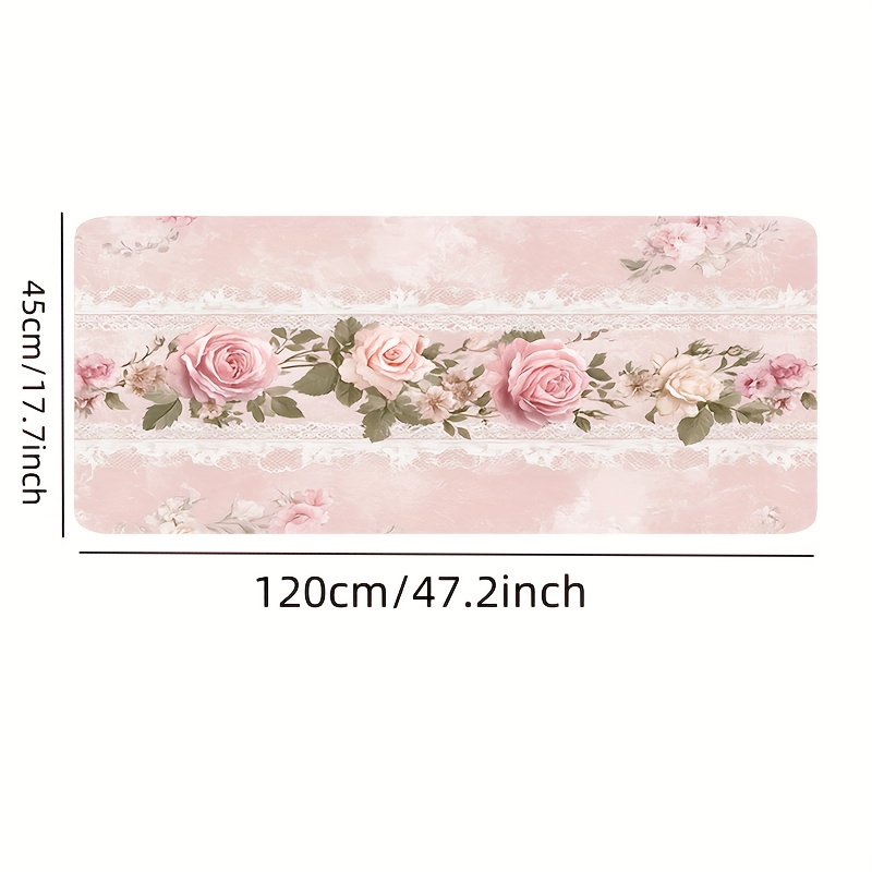TEMU 1pz/3pcs Tappetino da Cucina Stampa Motivo , per Cucina, , Bagno, Decorazione Lavanderia. Superficie in Flanella Morbida con Ammortizzamento e