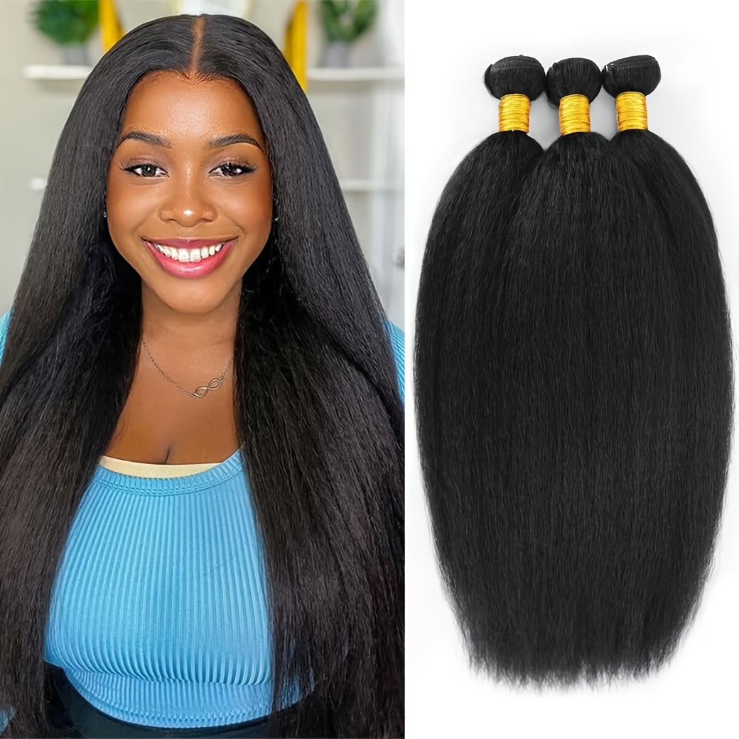   straight human hair bundles   straight bundles human hair 16 18 20 inch 3 bundles 12    brazilian  straight bundles human hair natural black details 0