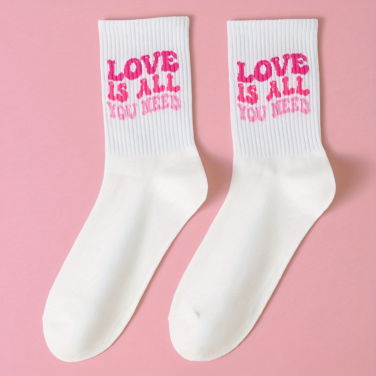E-shop 1 Paar " You Need" Socken mit Aufdruck, Grafik-Socken, lustige Socken für Damen und Herren, Spaß-Socken, Happy Socken für Partygeschenke, Socken
