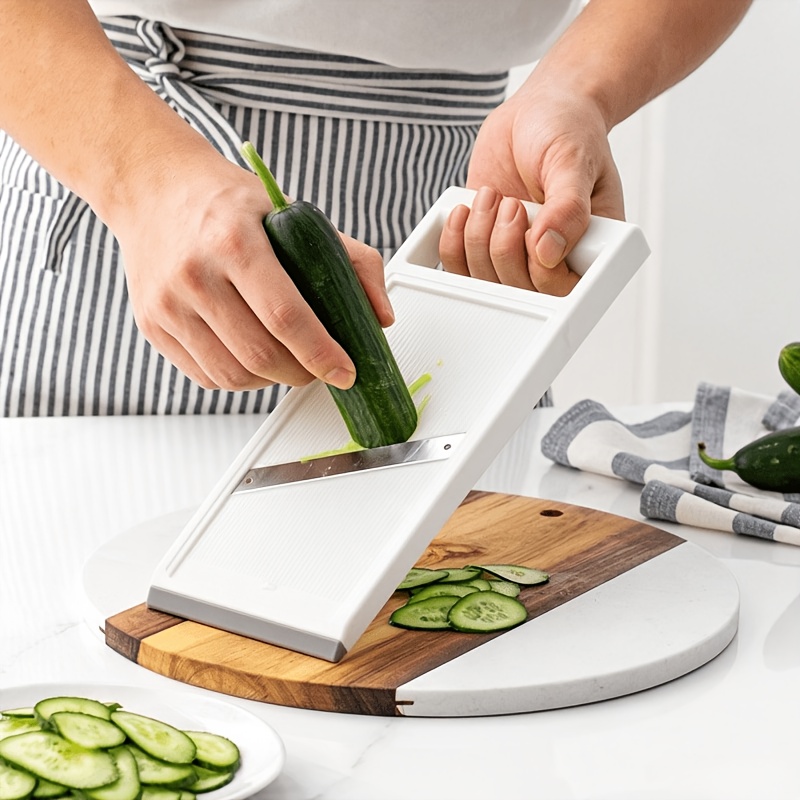 TEMU Multifunctional Vegetable Cutting Tool - For Easy Shredding And Slicing, Ultra-efficient Kitchen Prep, Regular Thickness Manual Slicer, Upgraded