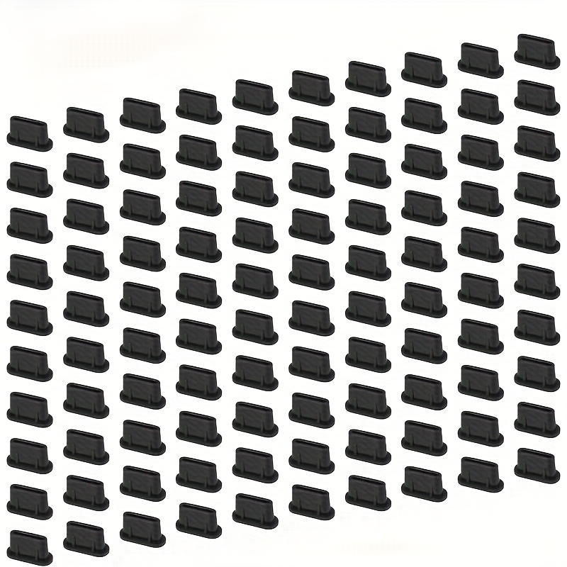 TEMU 10//100 PAQUETES Tapones Antipolvo USB C para iPhone 15 Pro Max, para Samsung Galaxy S23, S22, S21, S20, A53, S8, Note 20, Pixel, para Macbook,