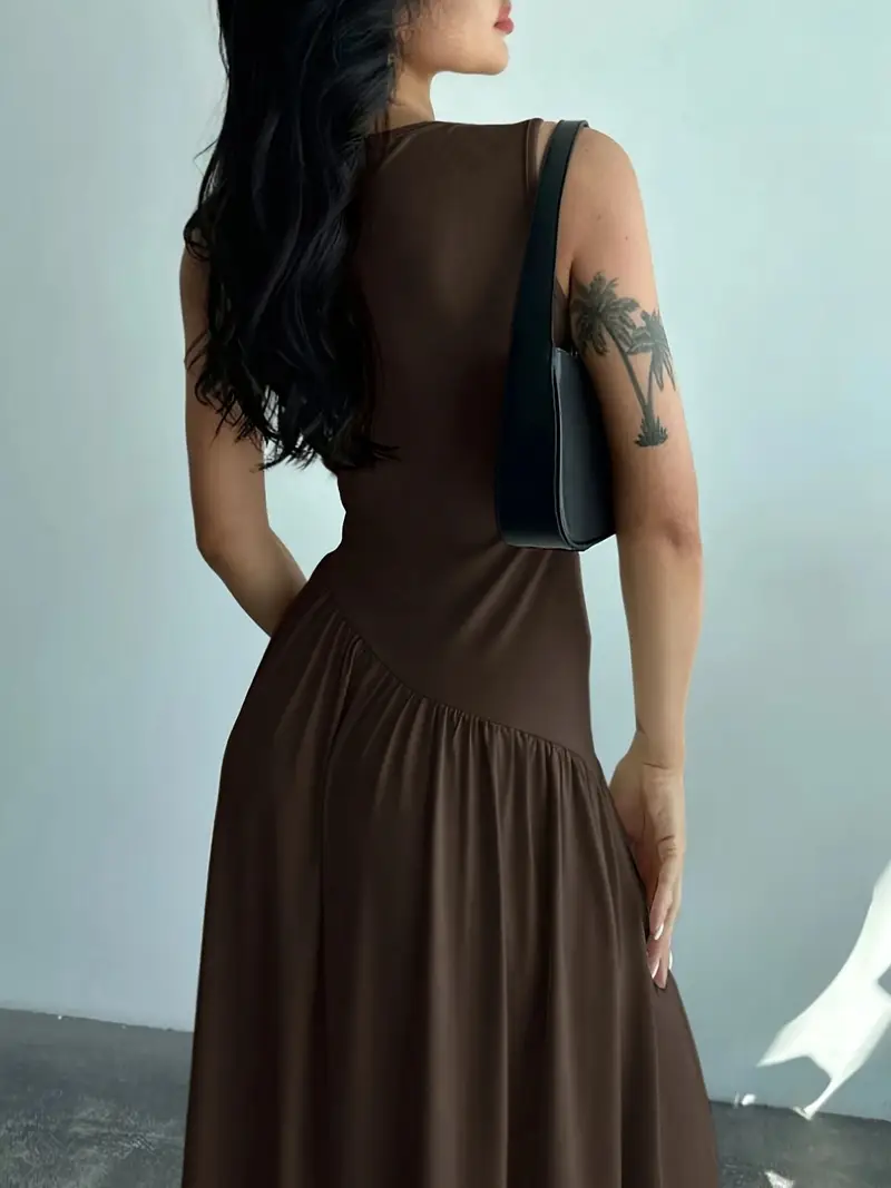 elegant womens sleeveless asymmetrical hem maxi dress - Temu Mauritius elegant womens sleeveless asymmetrical hem maxi dress - Temu Mauritius