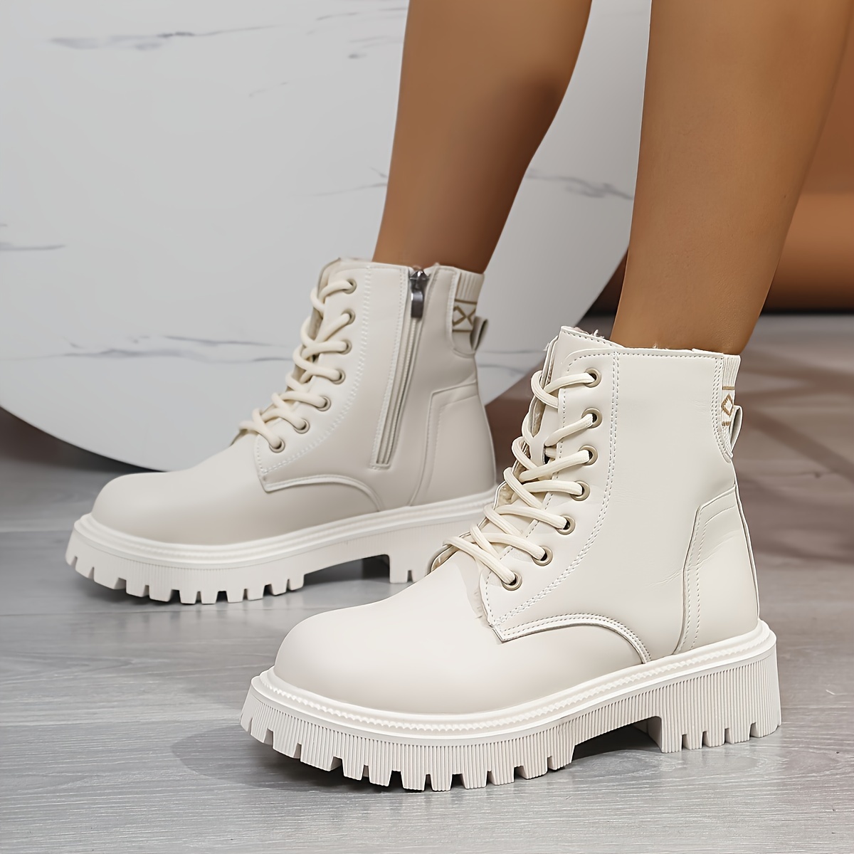 

's Ankle Booties – Toe , Man- , Pu , Mid – Lined