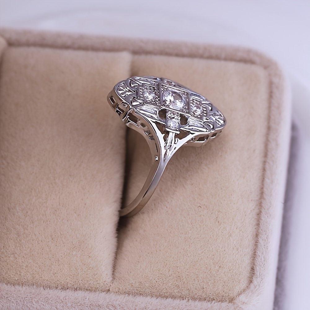 Antique Style Open Ring for Women's Festive Gatherings