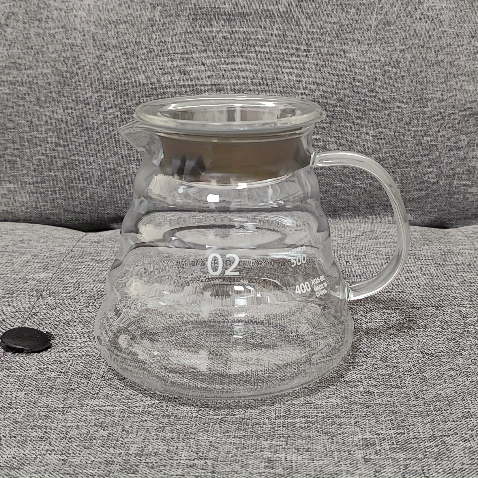 

500ml/16.90oz Boro Glass Coffee Carafe: Perfect For Sharing With Friends And Family - Suitable For Use With Coffee Machines