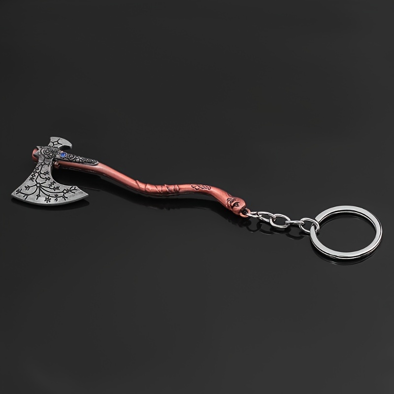 

1pc, Men' Axe Keychain, Zinc Alloy Metal Pendant , , , Non-braided, For &