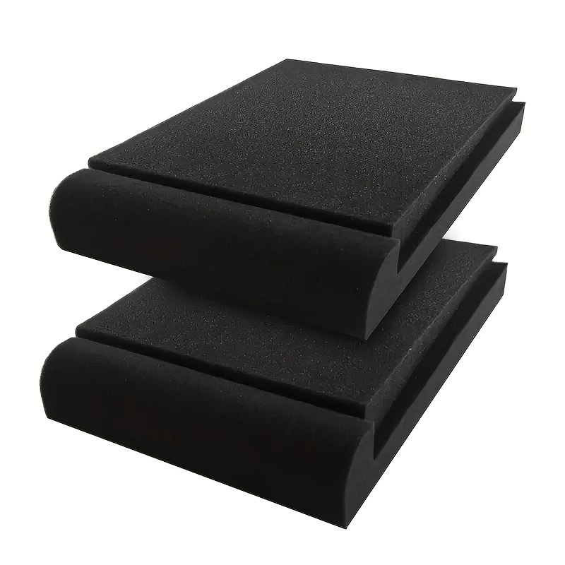 2pcs Speaker Isolation Pads - Acoustic Soundproofing, Reduces Vibration & Noise For Audio Quality