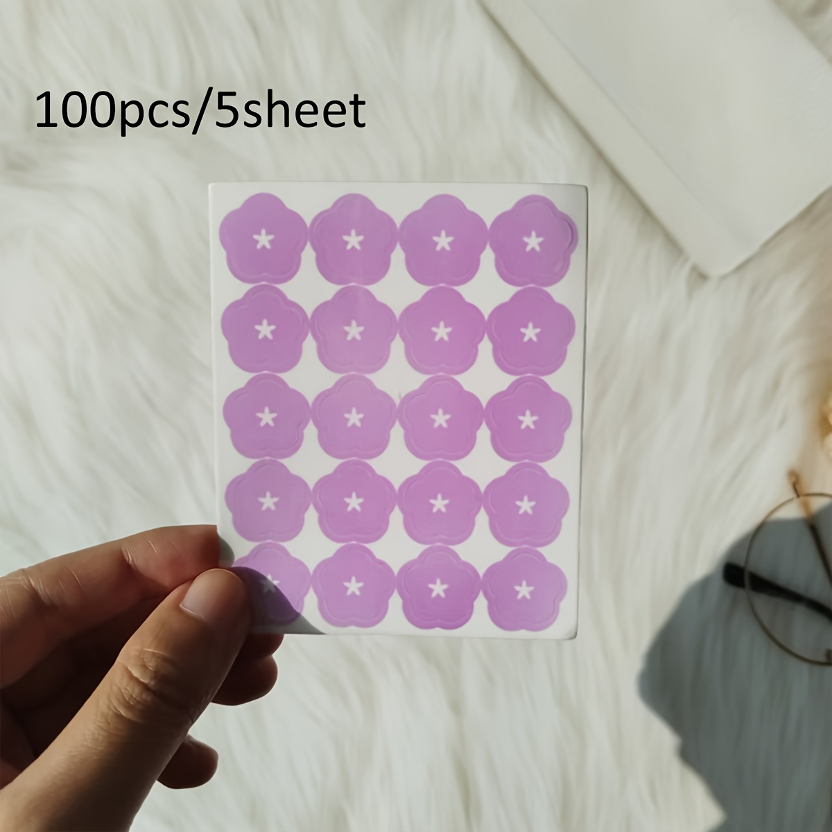 40/100/120/200pcs Reusable Sunscreen Stickers Uv Detection Round Stickers Pvc Material Suitable For Summer Outdoor Activities