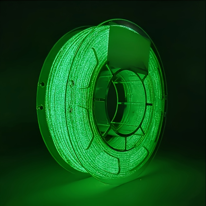TEMU 1 Roll Of -the-dark Pla Filament - 200g Green/blue -the-dark 3d Printing Material, Bubble-free And Shrink-resistant, Packaging Suitable For Fdm Printers, Compatible With Most Models.