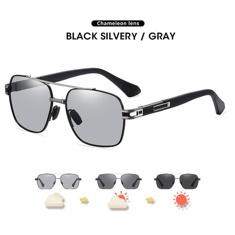 Image of Coolpandas Brand High Quality Sunglasses Men Women Photochromic Protection Driving Sun Sunglasses Unisex Chameleon Lens Eyewear