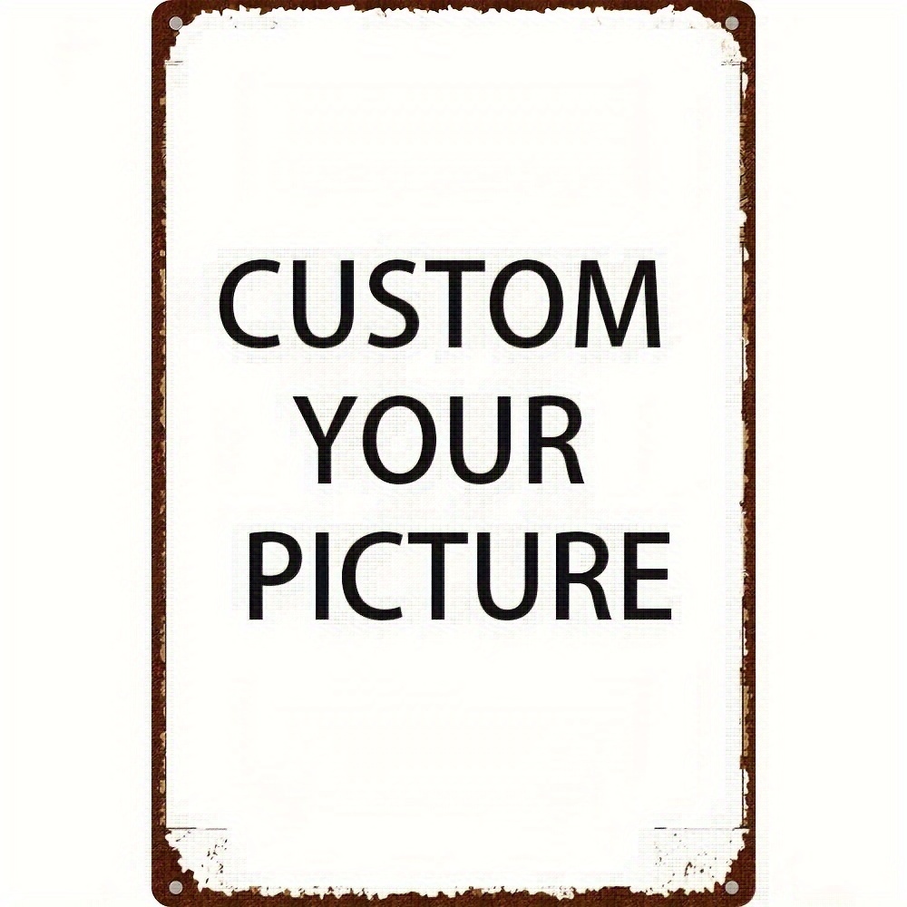 

Custom Aluminum Uv-printed Sign - 8"x12" | Personalized Wall Decor For Home, Bar, Cafe & Garage