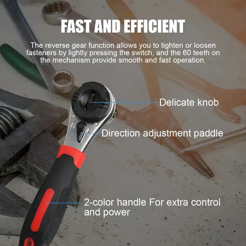adjustable ratchet wrench universal adjustable socket wrench for 6 22mm screws adjustable ratchet wrench set universal multi functional durable tool universal multi functional durable tool details 0