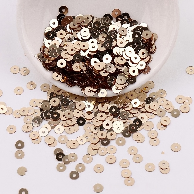 1000pcs 5mm Flat Round Sequins Nail Glitter for DIY Embellishments
