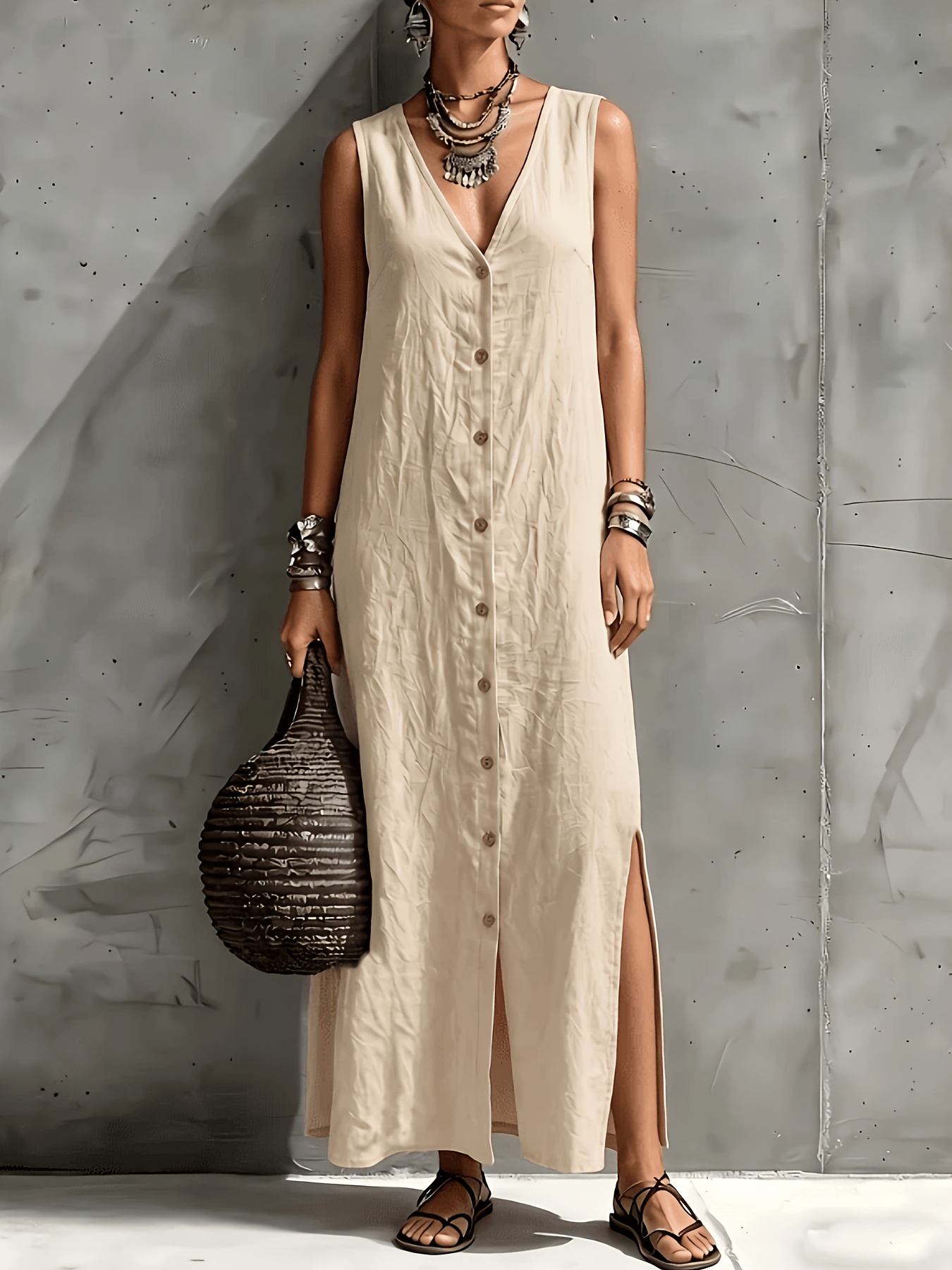 reformation white linen midi dress Reformation