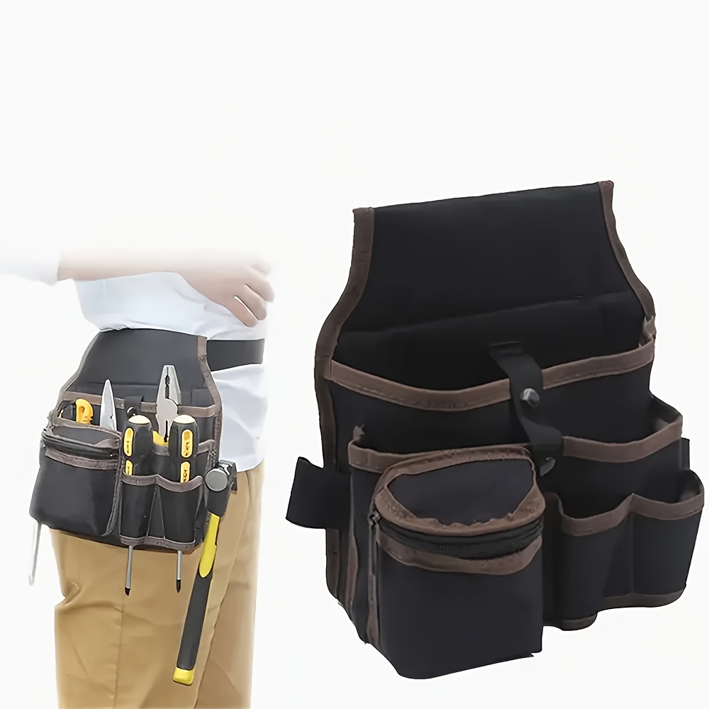1pc Hardware Electrician Tool Kit, Waist Pouch, Repair Bag, Electrician Waist Bag, Repair Tool Storage Waist Pouch
