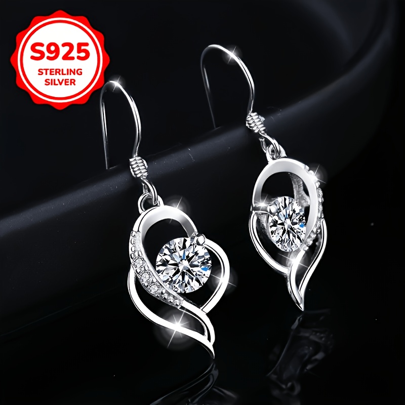 925 Silver Shichi-In Ichimonji Earrings, Daily Wear