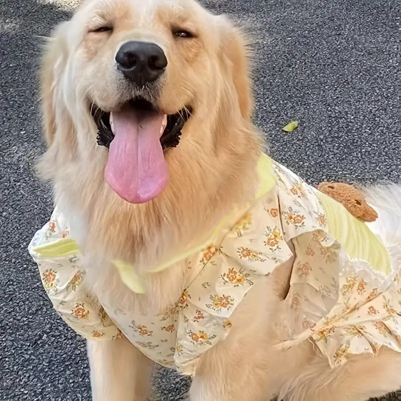 clothes pet dogs including adorable floral outfits dresses - Temu Greece clothes pet dogs including adorable floral outfits dresses - Temu Greece