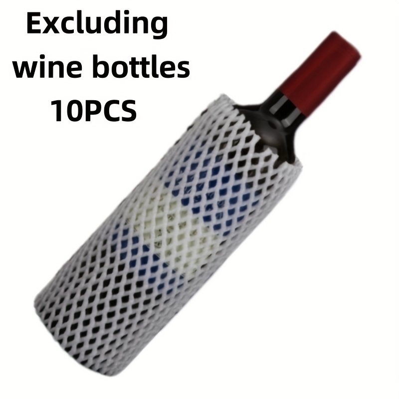 20pcs/10pcs Of Large Protectors For Wine, , And Other Glass Bottles, As Well As Perfume Bottles. Are Durable, Elastic, And Ideal For Moving, Traveling, And Outdoor Activities