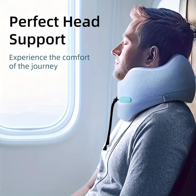 Unique Ergonomically Design Travel Pillow Neck Chin Head - Temu Canada