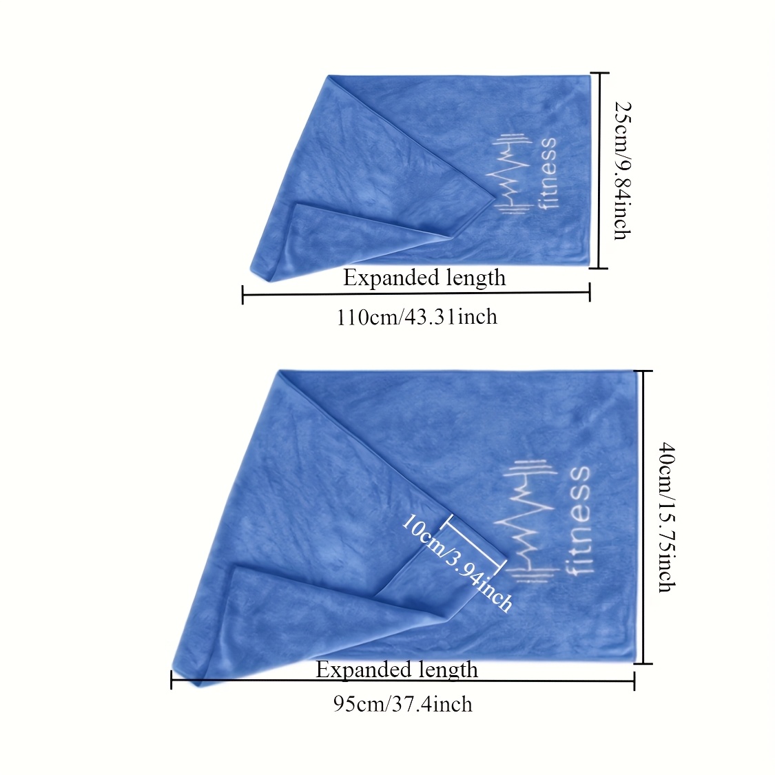 TEMU 1pc/2pcs Serviettes à Séchage Rapide, Super Absorbantes, Grande Taille, Idéales pour Salle de Bain, Gym, Course à Pied, Natation, Cyclisme.