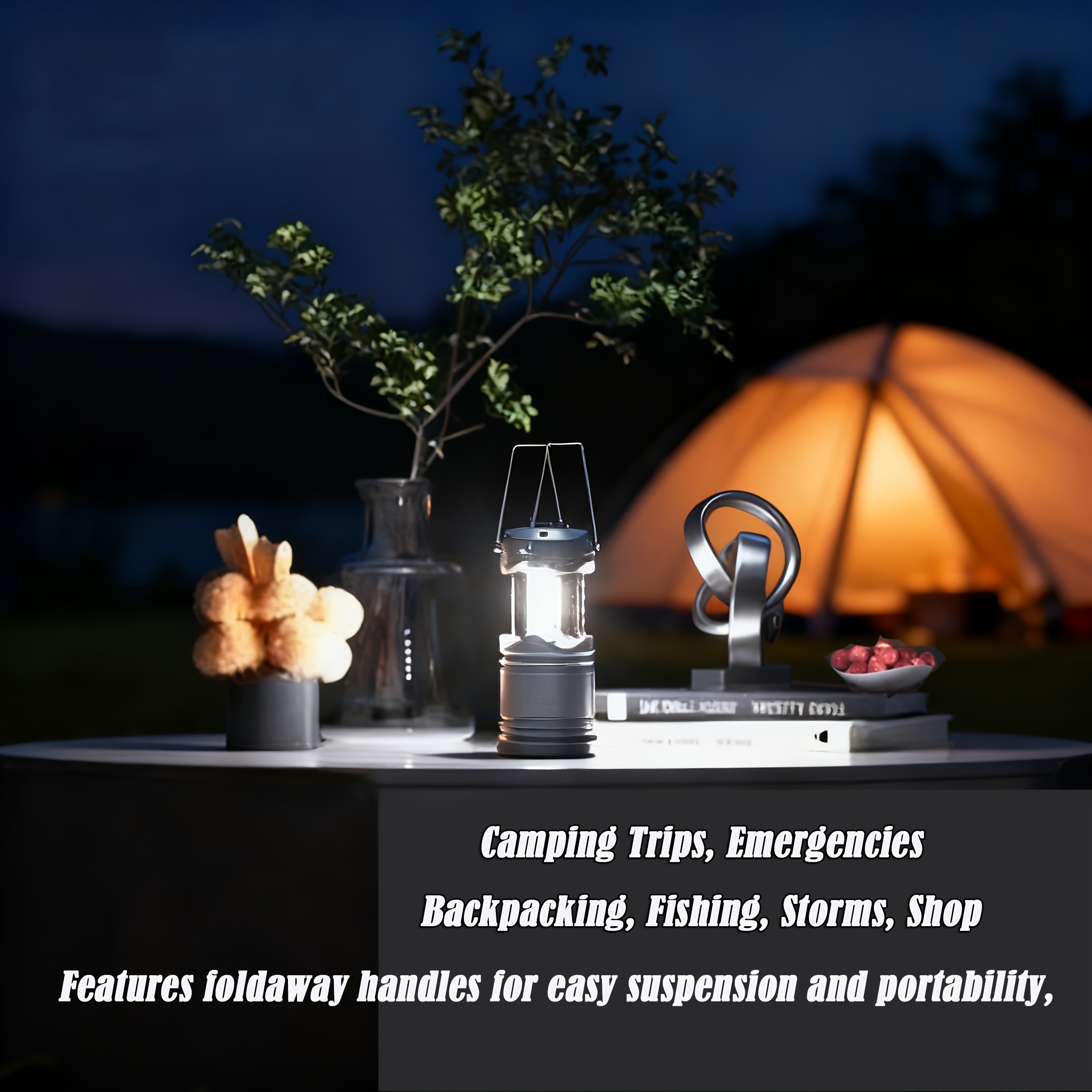 Portable Horse Lantern for Camping & Outdoor Lighting