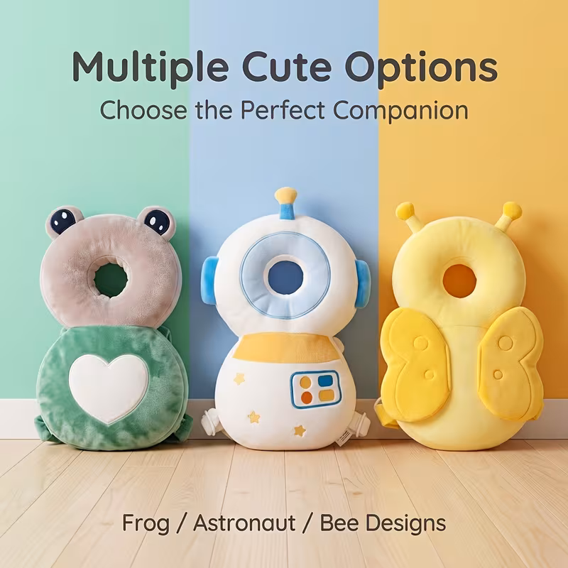 1 anti fall pillow safety anti collision cushion with fixed cross strap adjustable shoulder strap style pillow cartoon and comfortable unisex best gift for babies and summer suitable for christmas and easter gifts Product details 0
