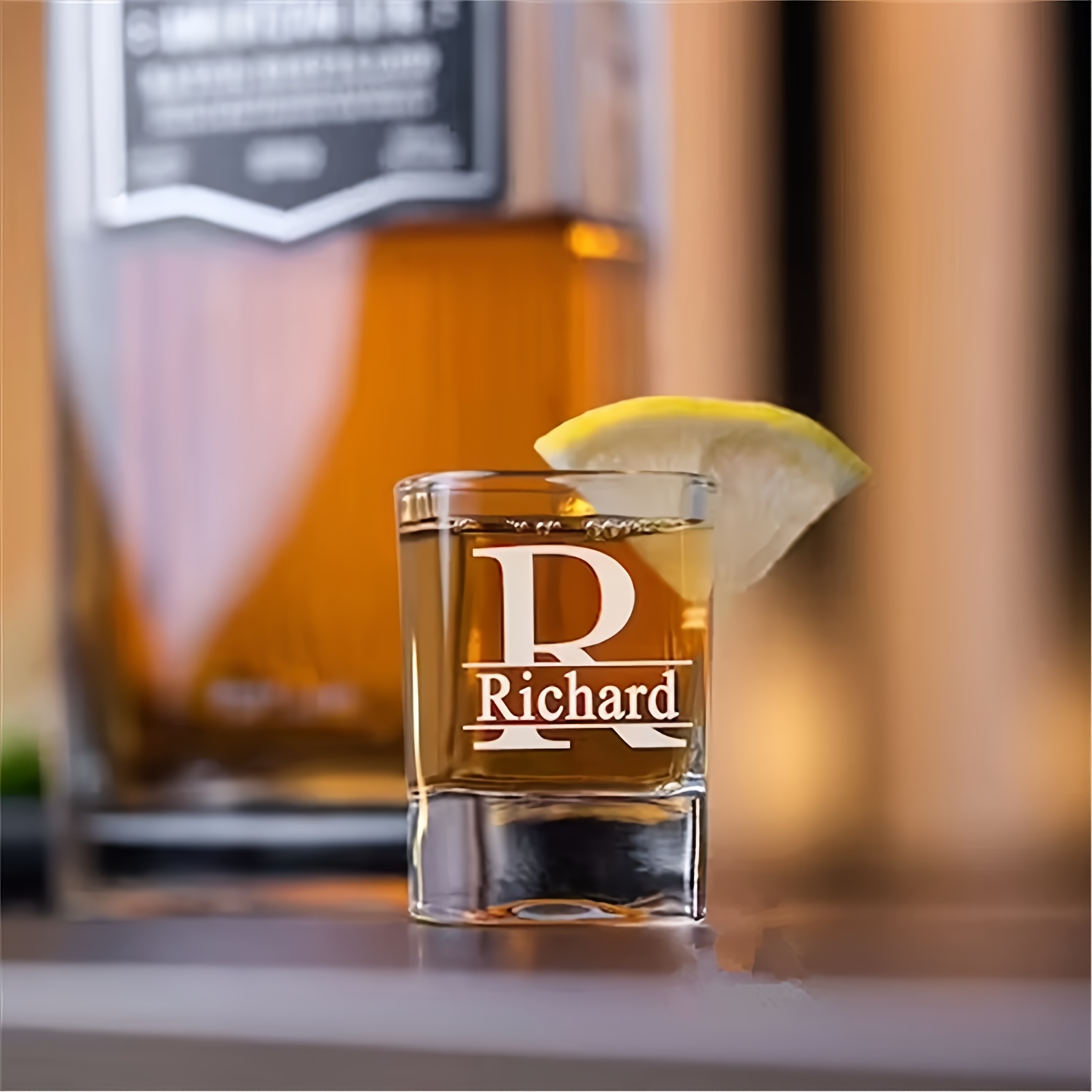 TEMU Personalized Shot Glasses For Wedding, Custom Whiskey Glasses, Reusable Glassware, Perfect Groomsmen Gifts, Valentine’s Day, Mother’s Day, ,