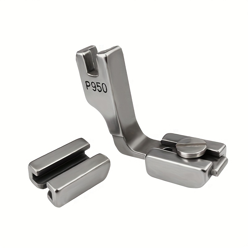 TEMU 1pc P950 Industrial Single-needle Sewing Machine Fabric Gathering Presser Foot Compatible With Needle Bar Type: High Shank