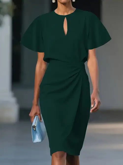 emerald green dress casual sold on Temu Republic of Korea emerald green dress casual sold on Temu Republic of Korea