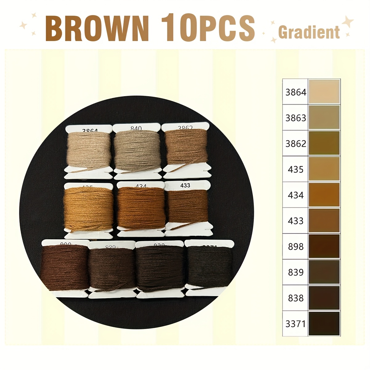 TEMU Mixed Color High Quality Embroidery Thread Embroidery Thread, Sewing Thread, Embroidery Thread, Handmade Diy Craft Sewing Thread, Multi ,
