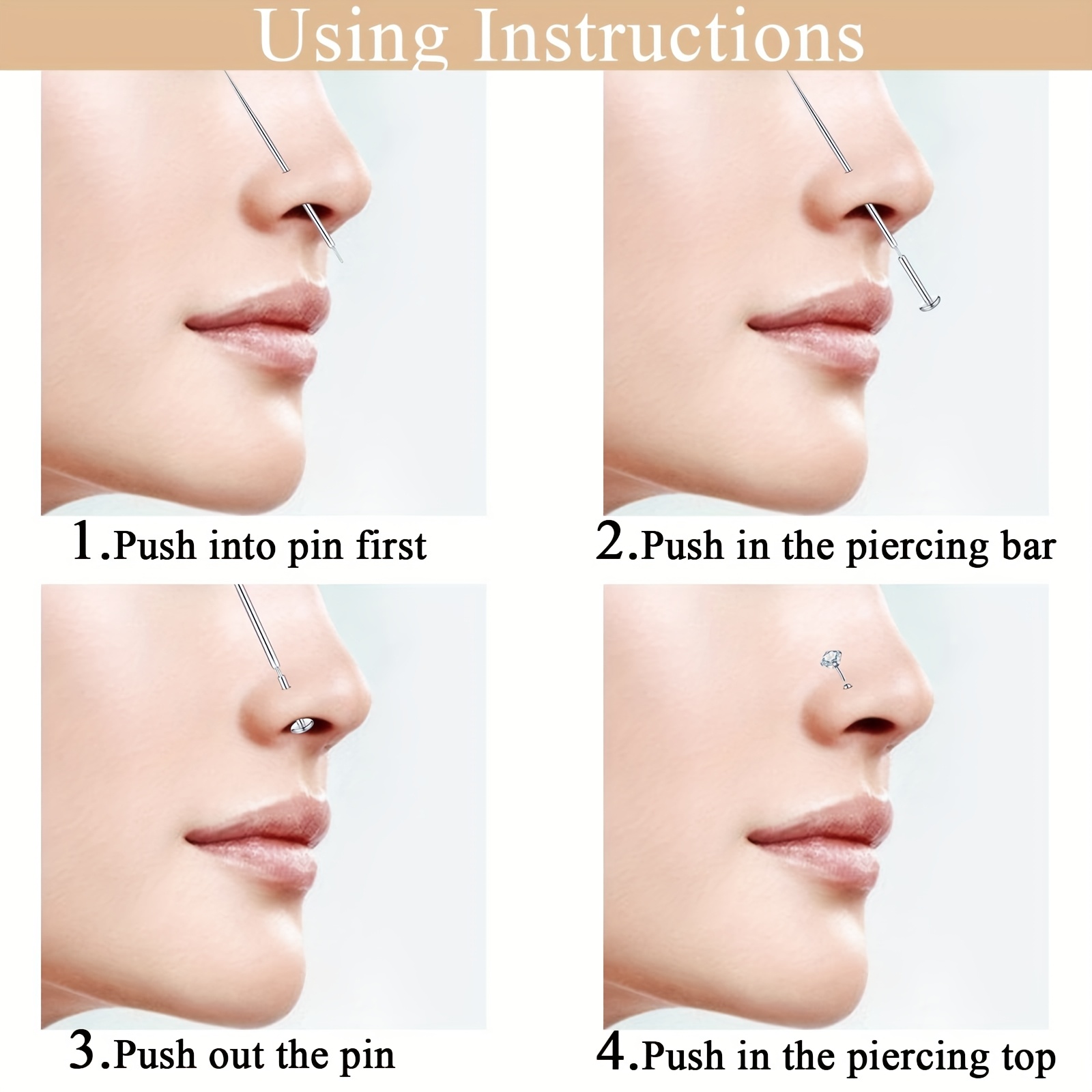 8pcs titanium piercing taper kit 20g 18g 16g 14g Temu United Kingdom