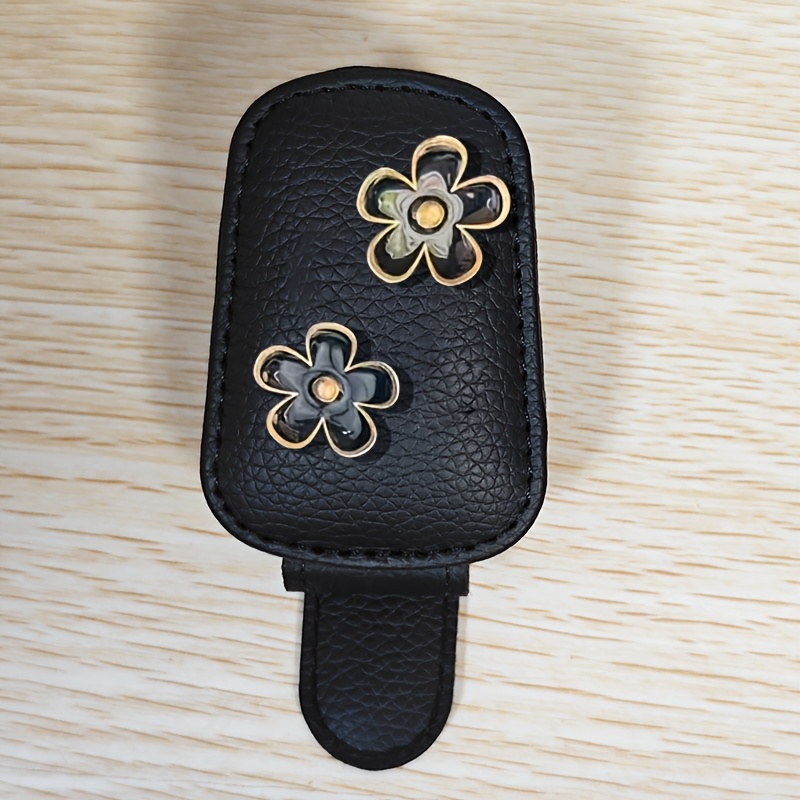 TEMU Car Magnetic Visor Clip, Holder, Rack, Ticket Clip, Car Visor Accessory, Car Interior Decoration Item