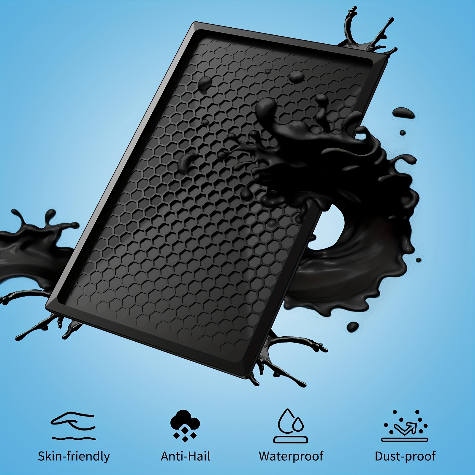 Coque de protection pour Starlink Génération 3, Étui standard pour antenne satellite, Bouclier en silicone contre la grêle pour Starlink Standard, et résistant aux impacts de roches, de sable et de grêle