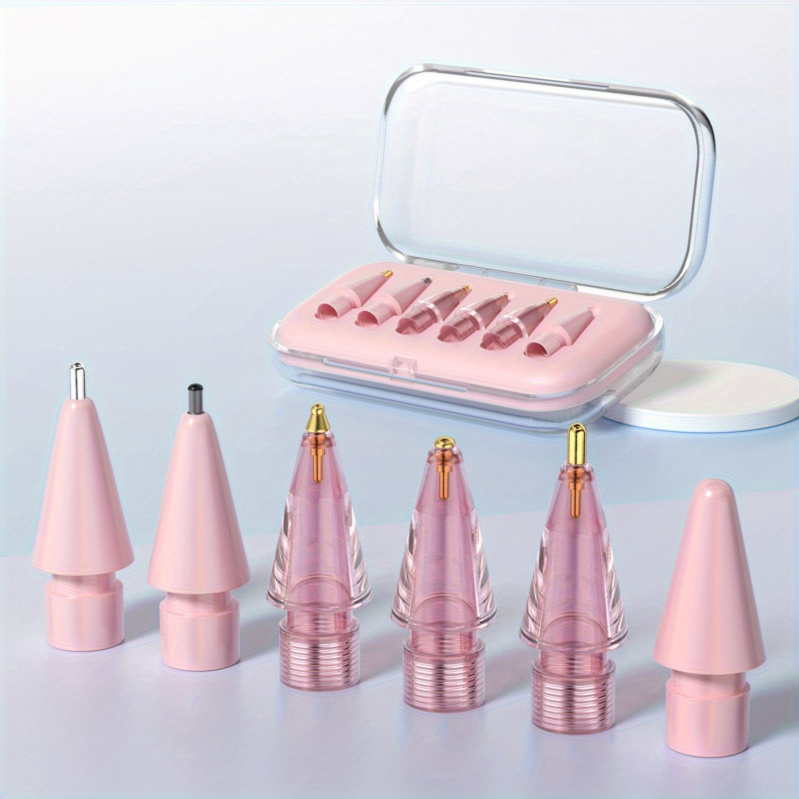 Suitable For Pencil 1st//pro Stylus, Replaceable Tip For Conversion, Wear-resistant, Smooth Writing And Drawing, Anti-slip, Writing Feel Pen Tip Set, Mixed Combination Of Writing Feel Tips.