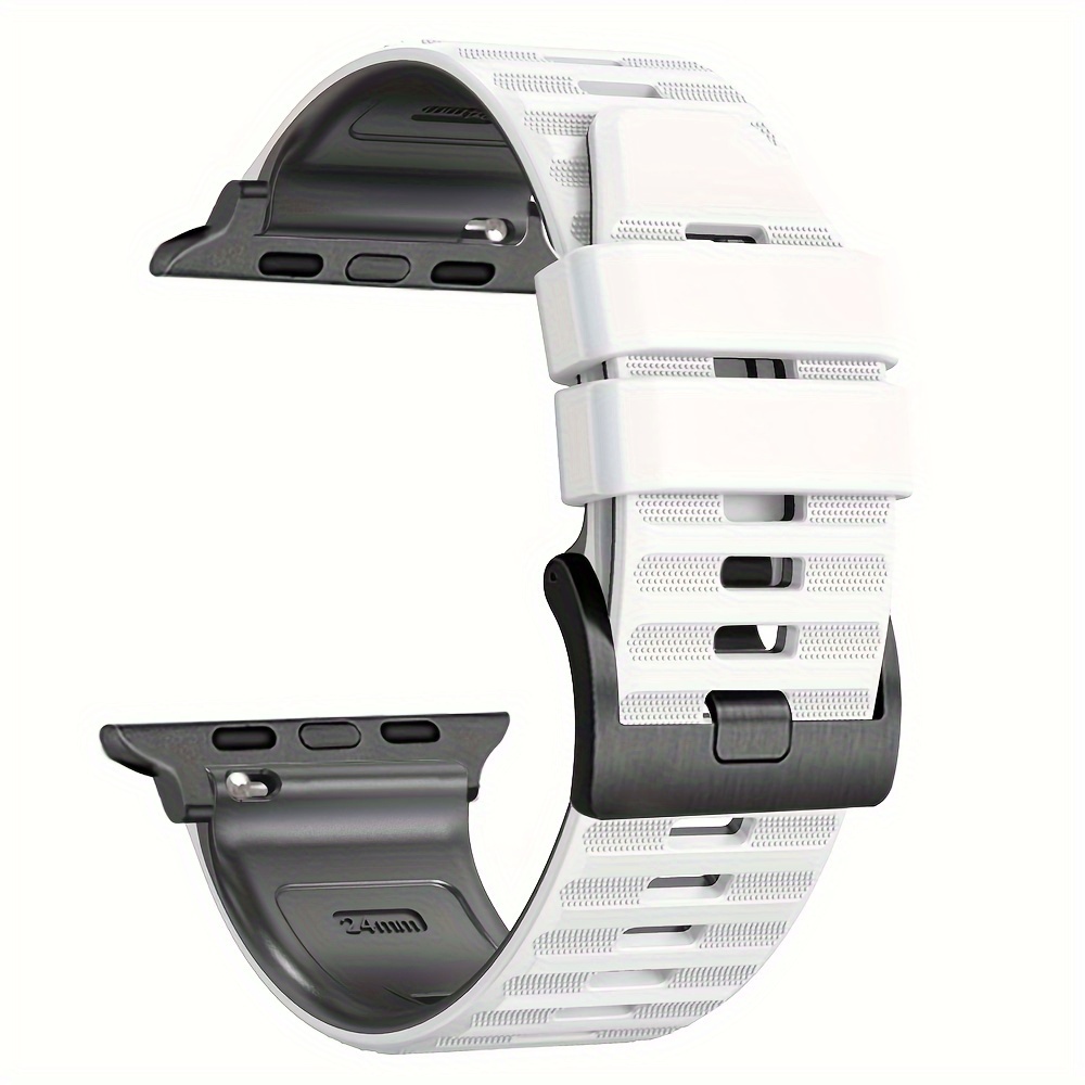 E-shop Weiches bequemes Silikonarmband für Apple Watch Ultra 2 49mm Band für Serie 10/9/8/7/6/5/4/3 SE 49mm 46mm 45mm 44mm 42mm Armband Smartwatch