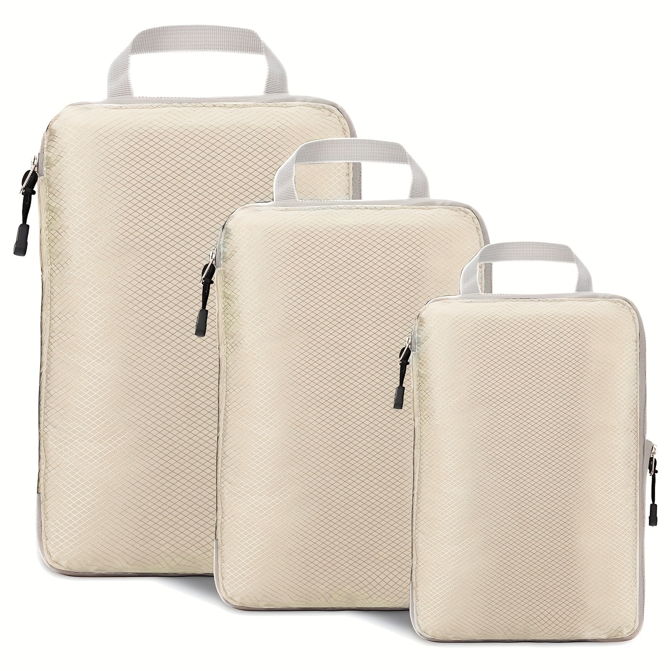 TEMU Three-piece Compression Storage Bags, Portable Storage Organizer Box