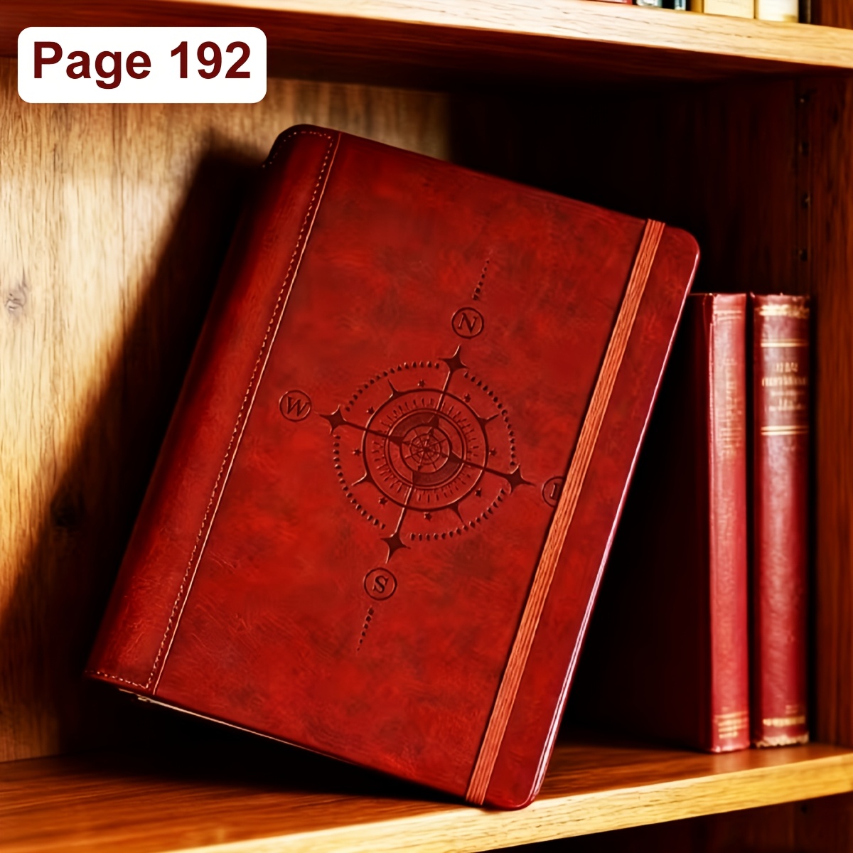 Sophisticated Brown Hardcover Notebook with a Unique Hollow Core Design - Suitable for Use with Pens And Markers - Perfect for Office, School, Travel, Or As a Gift - Features Sturdy Binding And a Comfortable Writing Experience