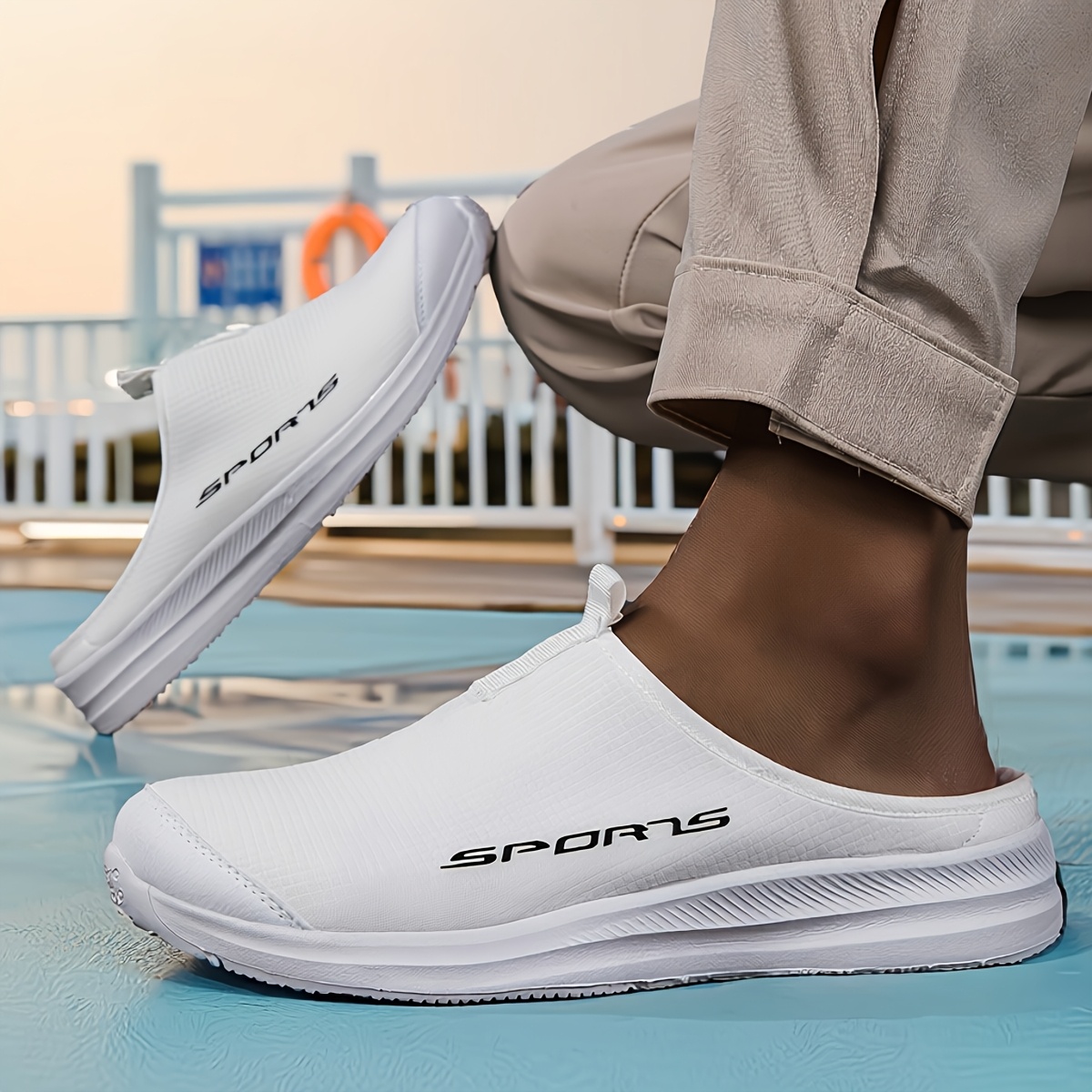 nye forår/sommer 2026 herre casual sko, moderne og alsidige, par-stil slippers,   og komfortable til langvarig   uden trætte fødder, velegnet til gåture   spadsereture, herre casual sneakers