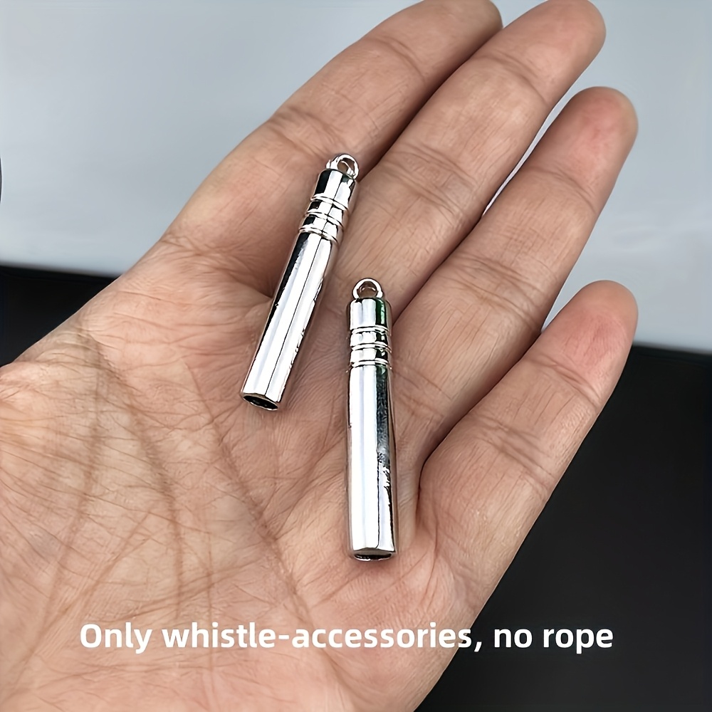 Temu – TEMU Heavy-duty Titanium Alloy Emergency Survival Whistle – Loud Long-range Signal For Hiking, Camping, – Durable & Compact Gear For Emergency