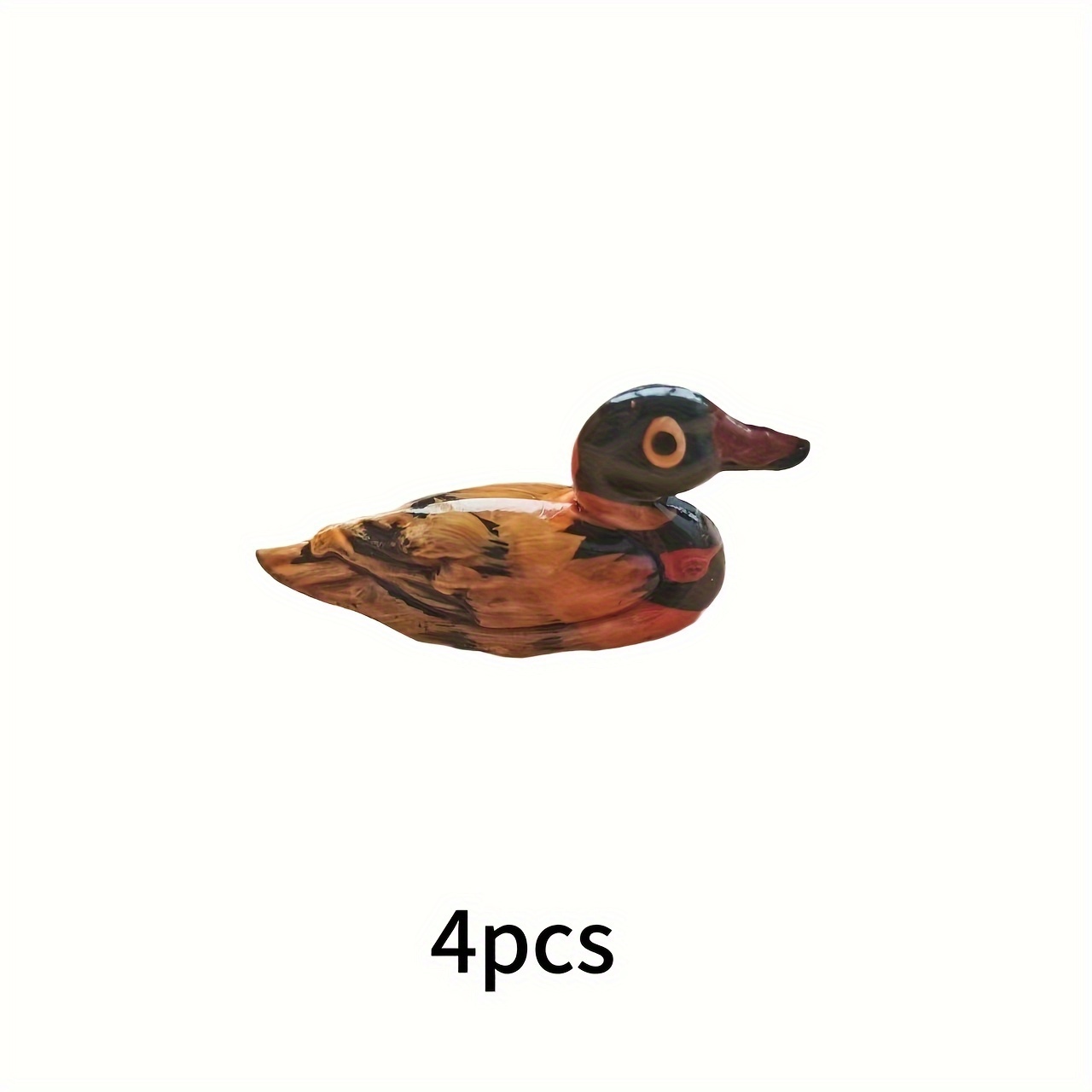 Image of 4pcs Resin Duck Chopstick Holders - Creative Tabletop Decorations