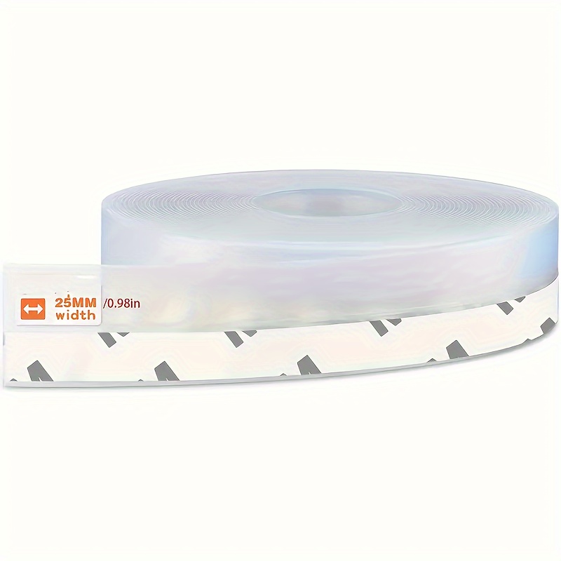 Image of 16.4ft/33ft Widened Weatherstrip, Door And Window Waterproof Strip, Soundproof Self-adhesive Door Bottom, Door And Window Windproof Board