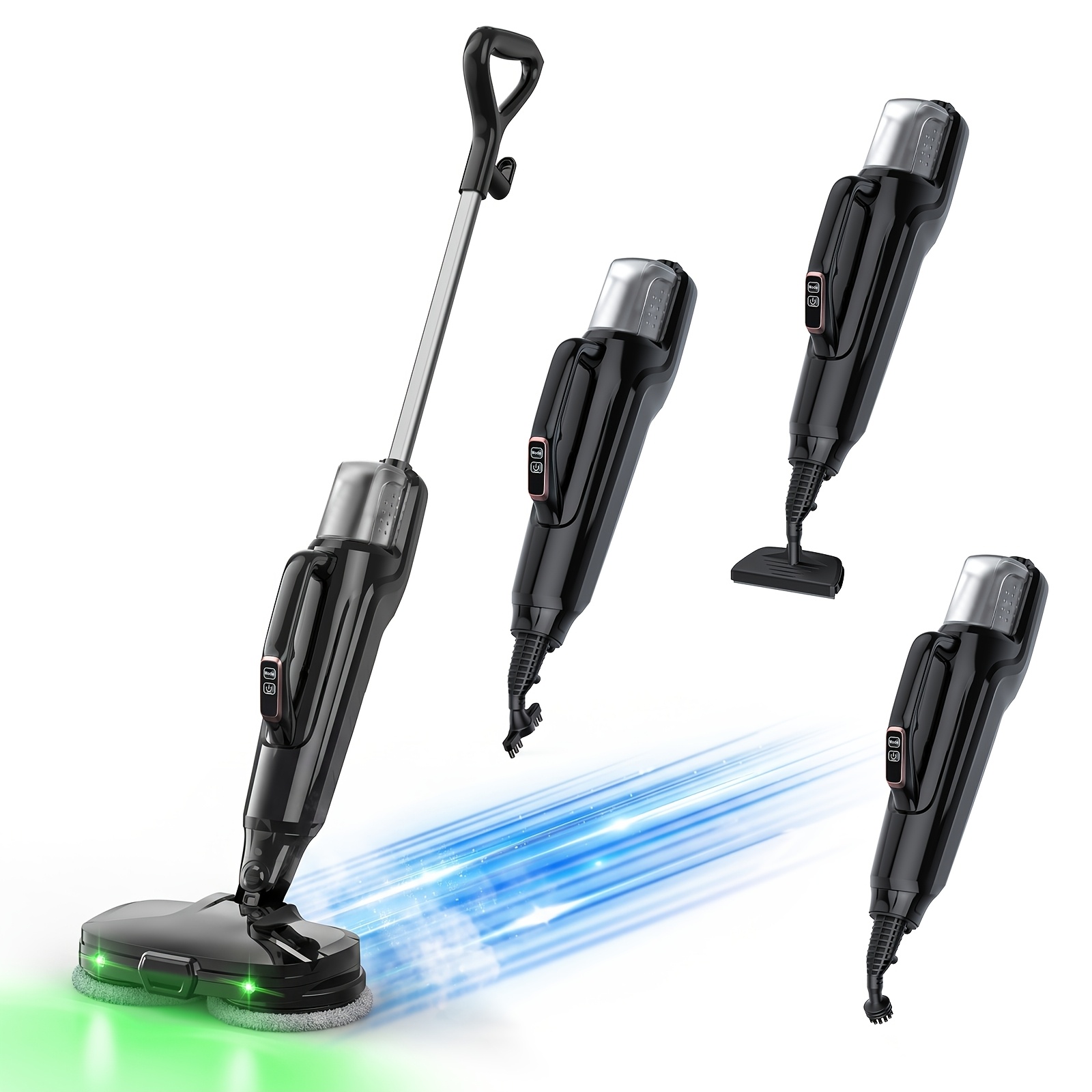 Lubluelu 6-in-1 Steam Mop 1380w, Steam Cleaner With 440ml Water Tank, -up, Powerful , For Tile, Laminate, Carpet & Hard Floors