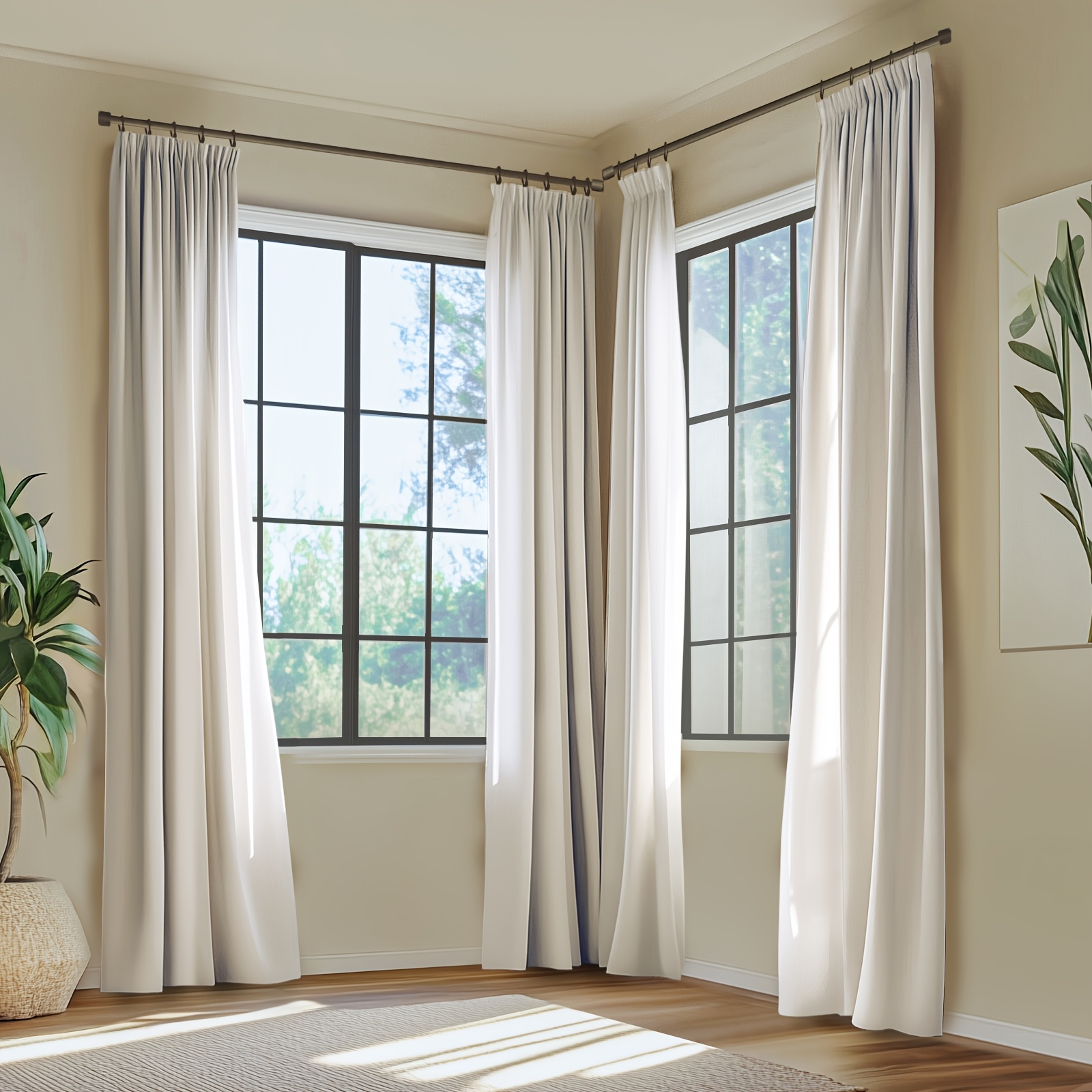 linen curtain sheer sold on Temu United States