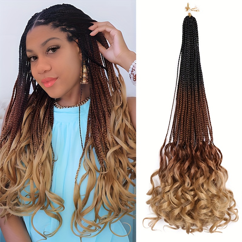 French Curly Crochet Braids Braided Hair Crochet Wavy Hair - Temu