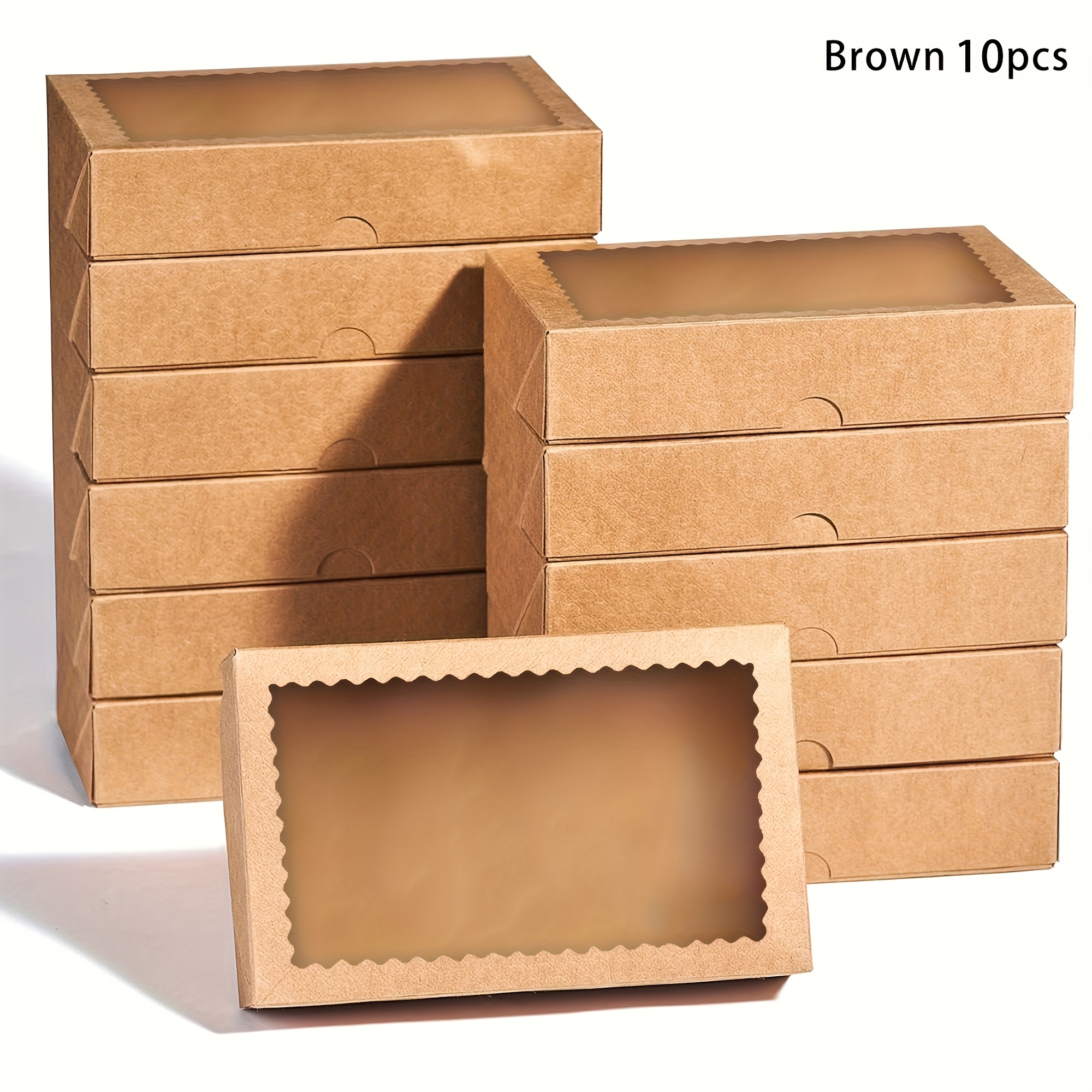 TEMU Gift For Her/him Pack Of 10/15/ Gift Boxes With Transparent Window, , Size 8.43x5.39x2.72in, Suitable For Weddings, Birthdays, Parties And Home