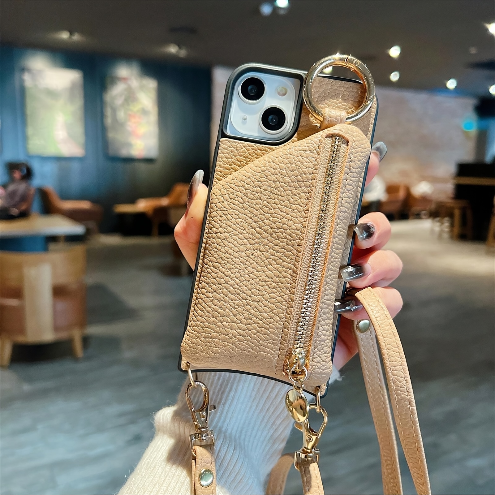 phone case compatible iphone case strap phone cases wallet - Temu